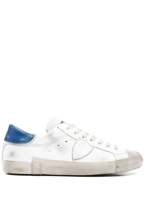 Sneakers Basse Prsx - Bianco e Blu PHILIPPE MODEL | PRLUWX46